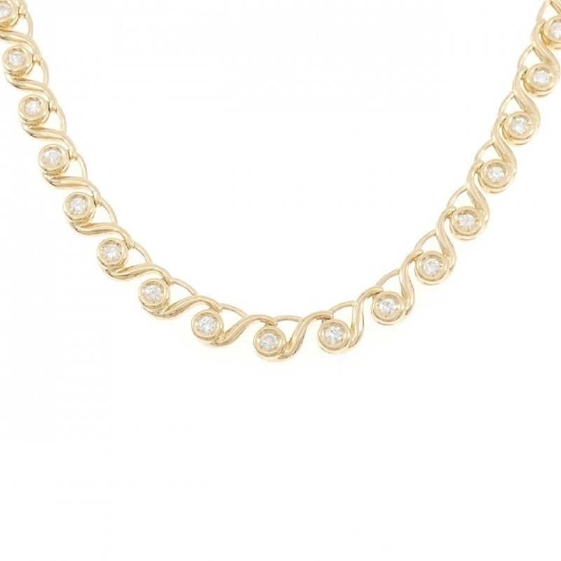 K18YG Dây chuyền kim cương 2.00CT - Hàng hiệu Chính hãng 860726