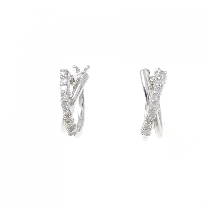 K18WG Bông tai kim cương 0.10CT - Hàng hiệu Chính hãng 868861