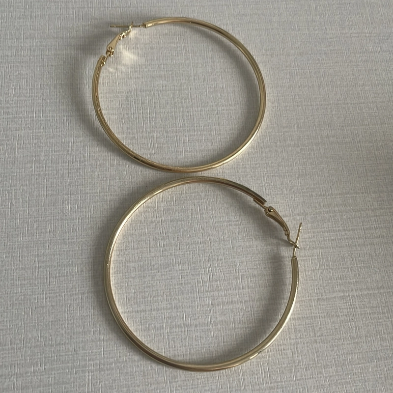 Khuyên tai vòng vàng 6cm 508335