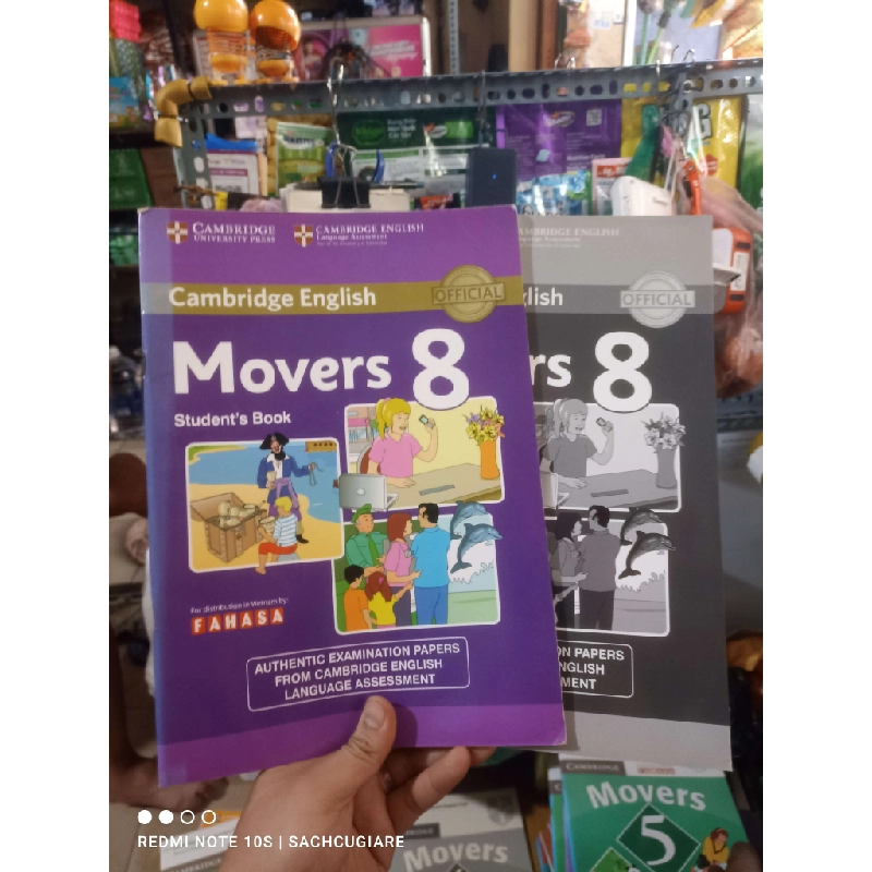 Movers 8 Student's book + answer viết chì mới 80% Sách tự học tiếng Anh HCM2702 930383