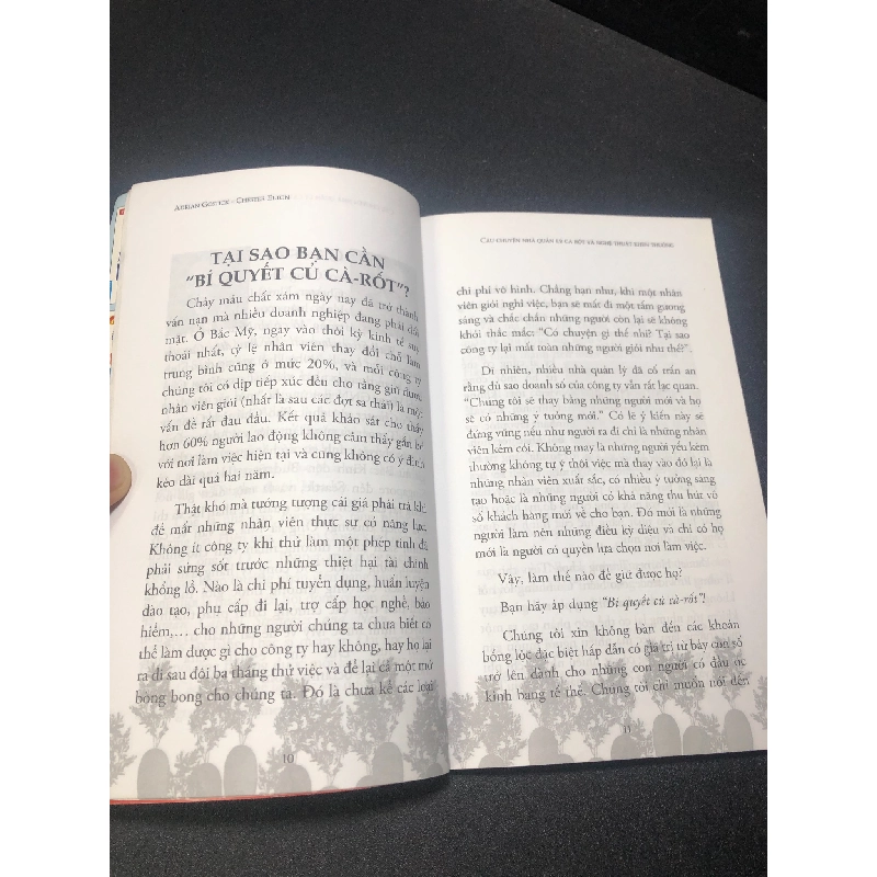 Câu chuyện nhà quản lý cà rốt và nghệ thuật khen thưởng năm 2006 mới 70% bẩn HCM2311 365259