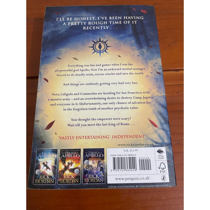 The trials of apollo The tyrant’s tomb Rick Riordan 539760