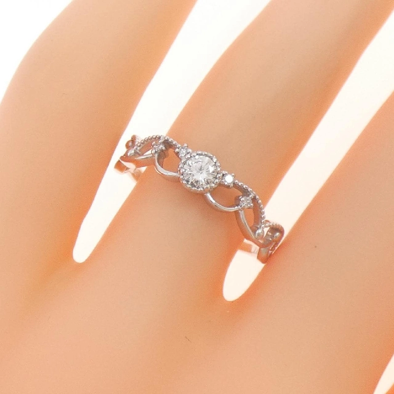 Nhẫn kim cương K18WG 0.17CT - Hàng hiệu Chính hãng 851937