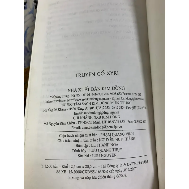 Truyện Cổ Xyri 927570