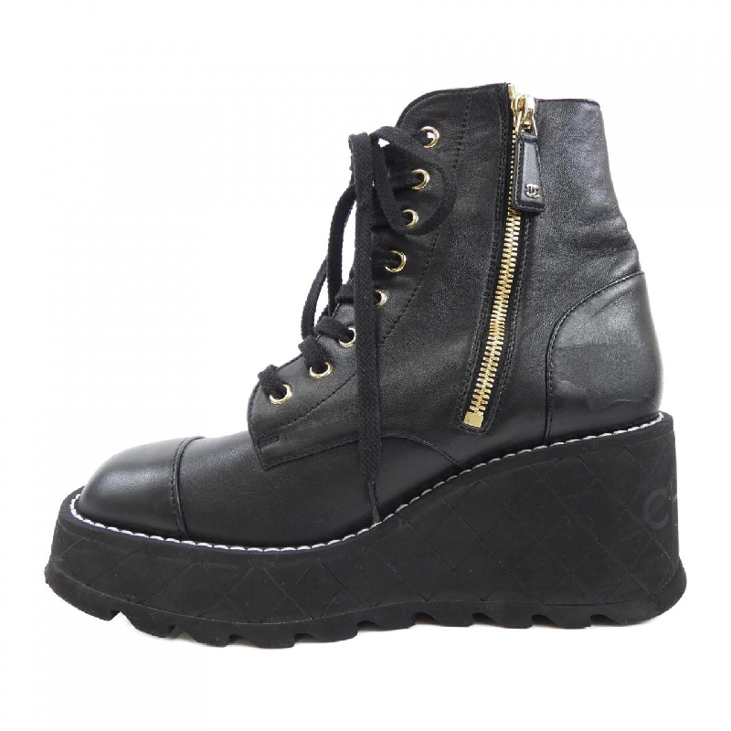 【Khuyến mãi】Giày bốt CHANEL 664408