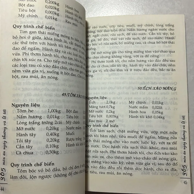 365 món ăn ngày thường và lễ tết 758154