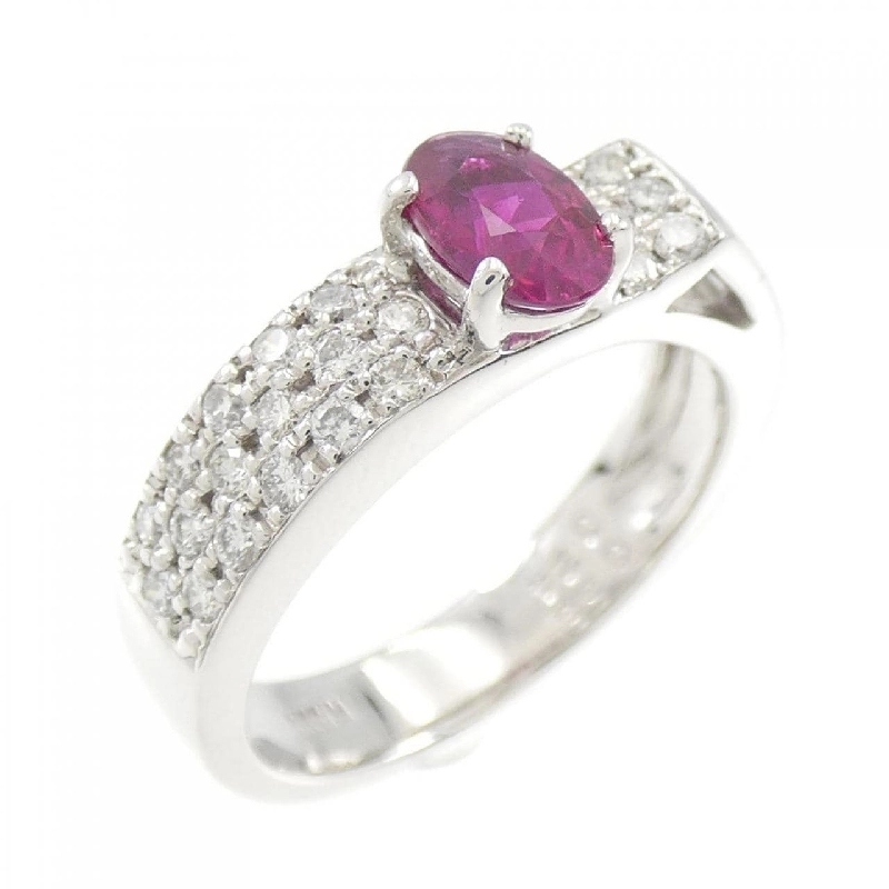 Nhẫn ruby K18WG 0.55CT 672607