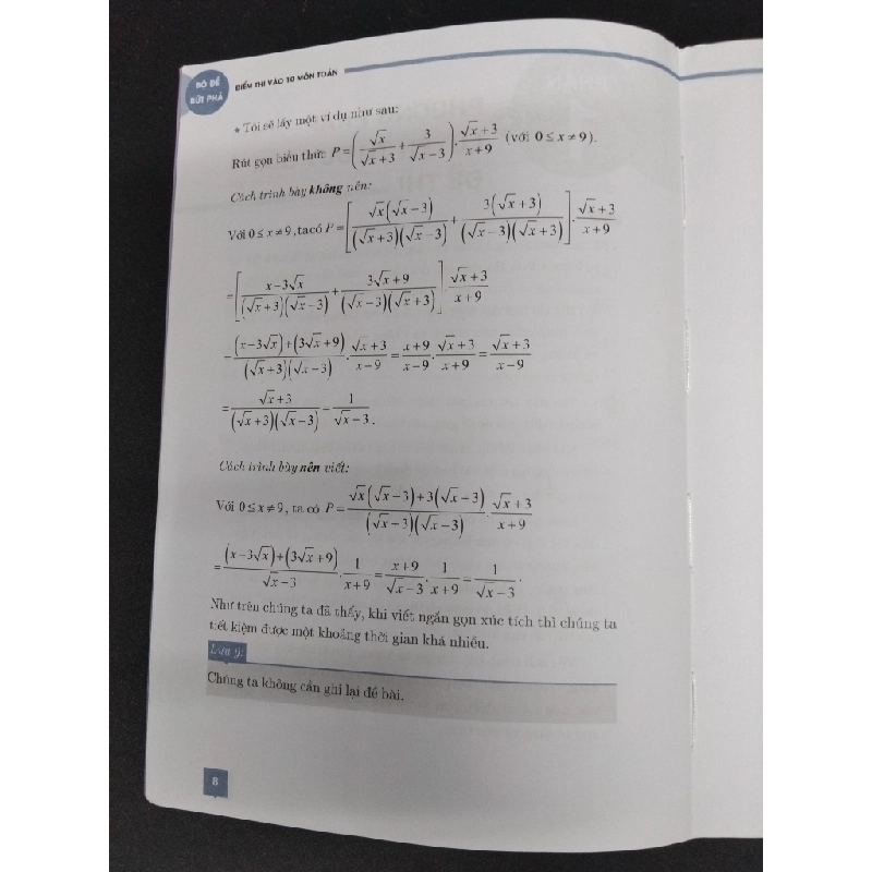 Bộ đề bứt phá điểm thi vào 10 môn toán mới 90% ố nhẹ 2020 HCM2608 ThS. Lê Văn tiến - Nguyễn Xuân Nam GIÁO TRÌNH, CHUYÊN MÔN 247063