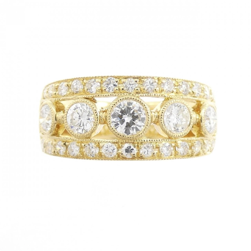 Nhẫn kim cương K18YG 0.77CT - Hàng hiệu Authentic 845882