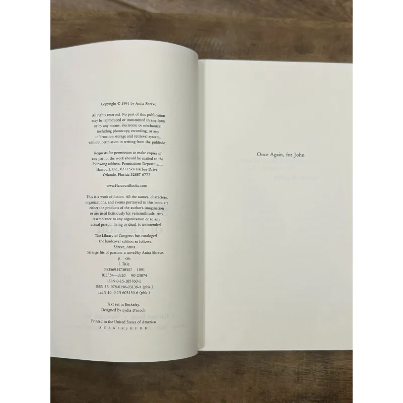 Strange Fits of Passion - Anita Shreve 738062