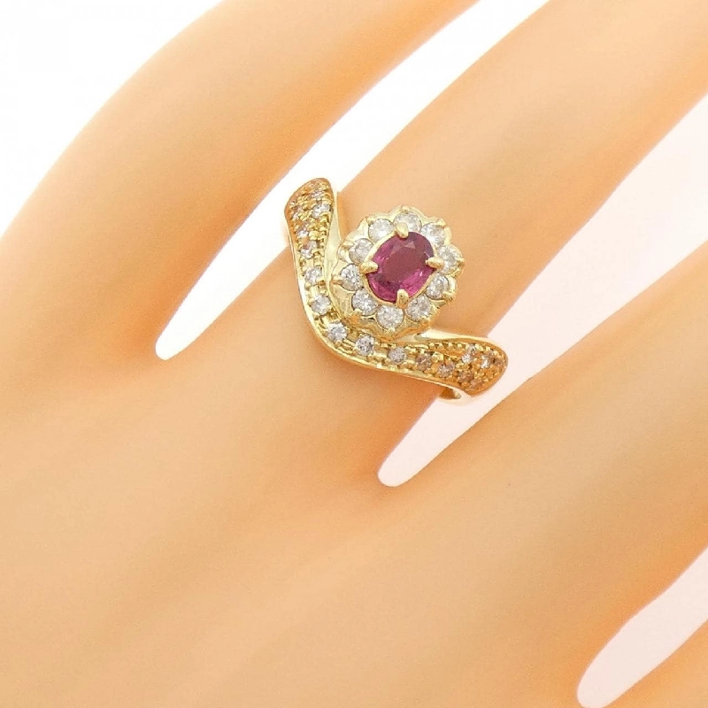 Nhẫn Ruby K18YG 0.32CT - Hàng hiệu Chính hãng 849357