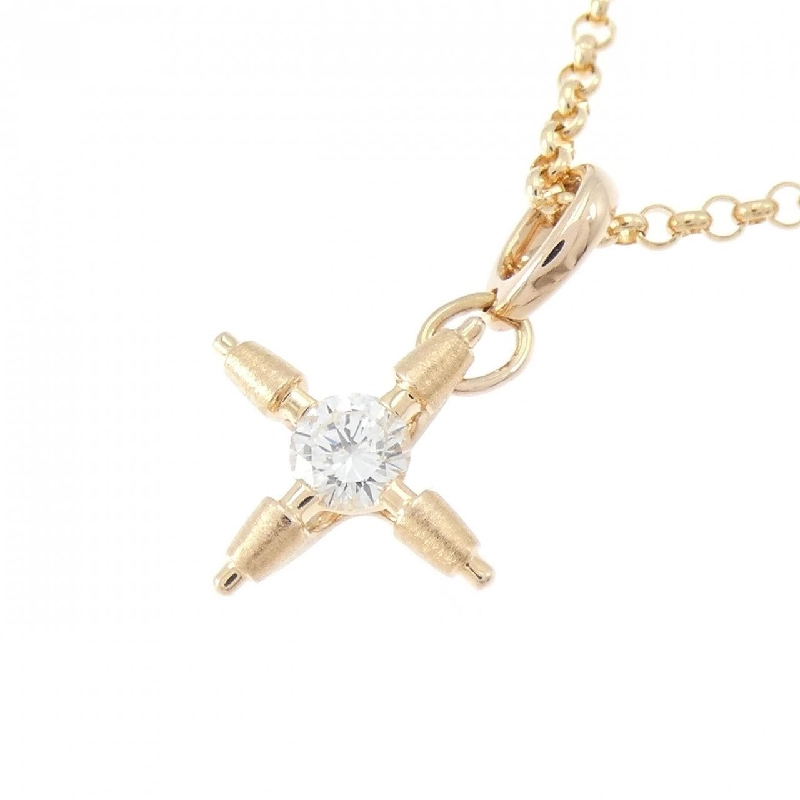 K18PG Dây chuyền kim cương 0.226CT - Hàng hiệu Chính hãng 863052