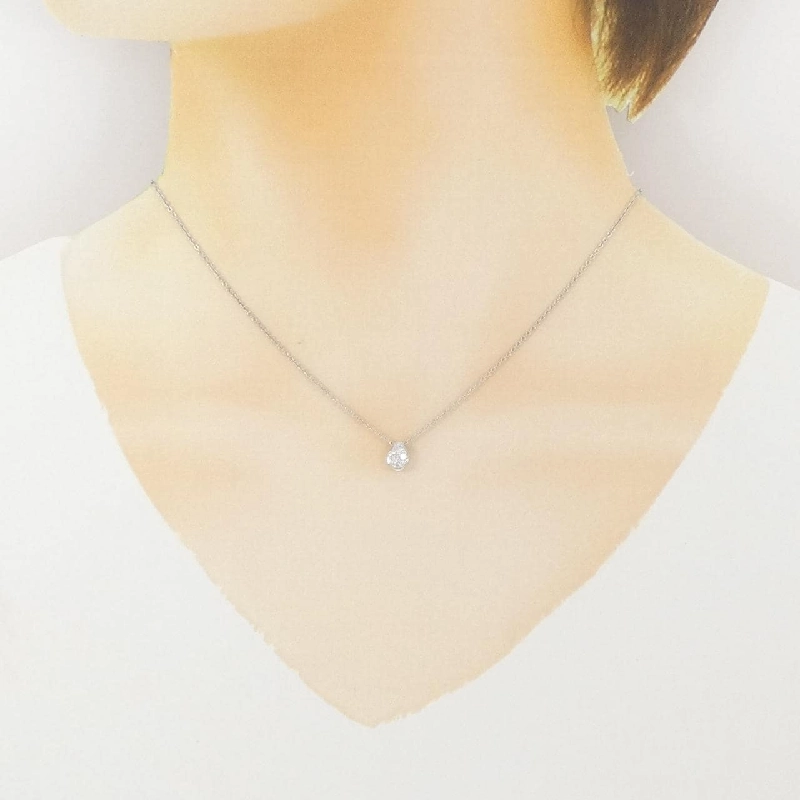 K18WG Dây chuyền kim cương - Hàng hiệu Authentic 859247