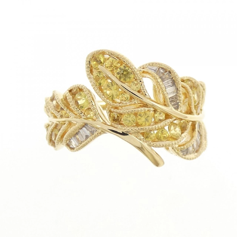 Nhẫn Sapphire K18YG 0.62CT 667453