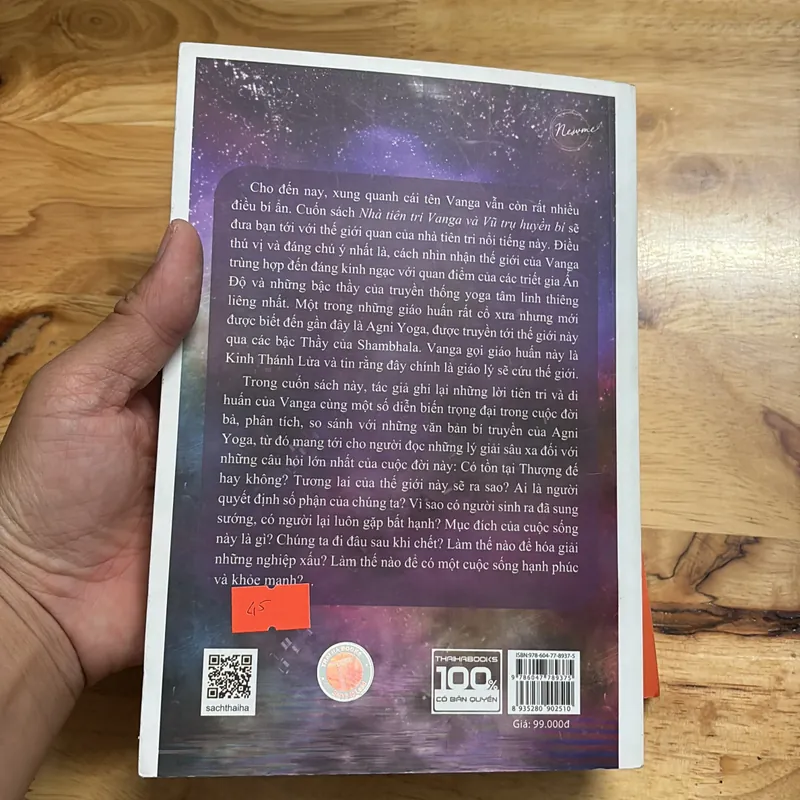 II Sách Tâm Linh: Nhà Tiên Tri Vanga _ Và Vũ Trụ Huyền Bí - ANNA MARIANIS - 2021 702689