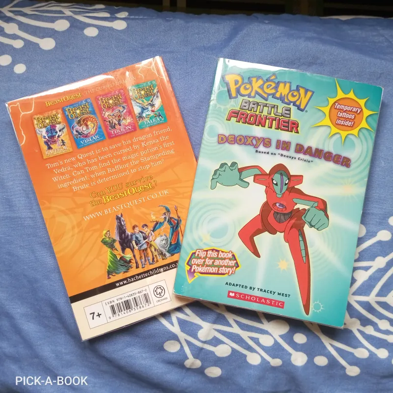 Combo 2 truyện luyện đọc Tiếng Anh cho bé trai Beast Quest và Pokemon 927947