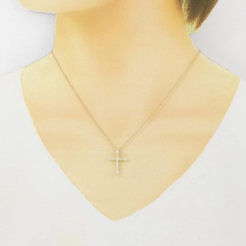 Mặt dây chuyền chữ thập Aker 0.35CT - Hàng hiệu Authentic 842111