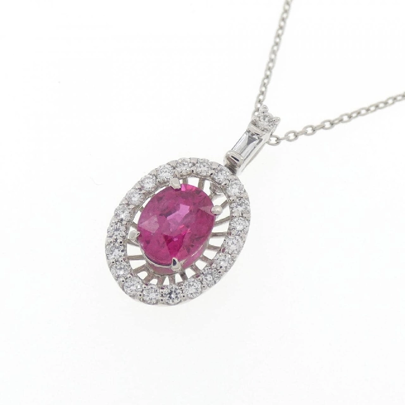 Dây chuyền ruby PT900/PT850 0.86CT - Hàng hiệu Chính hãng 862167
