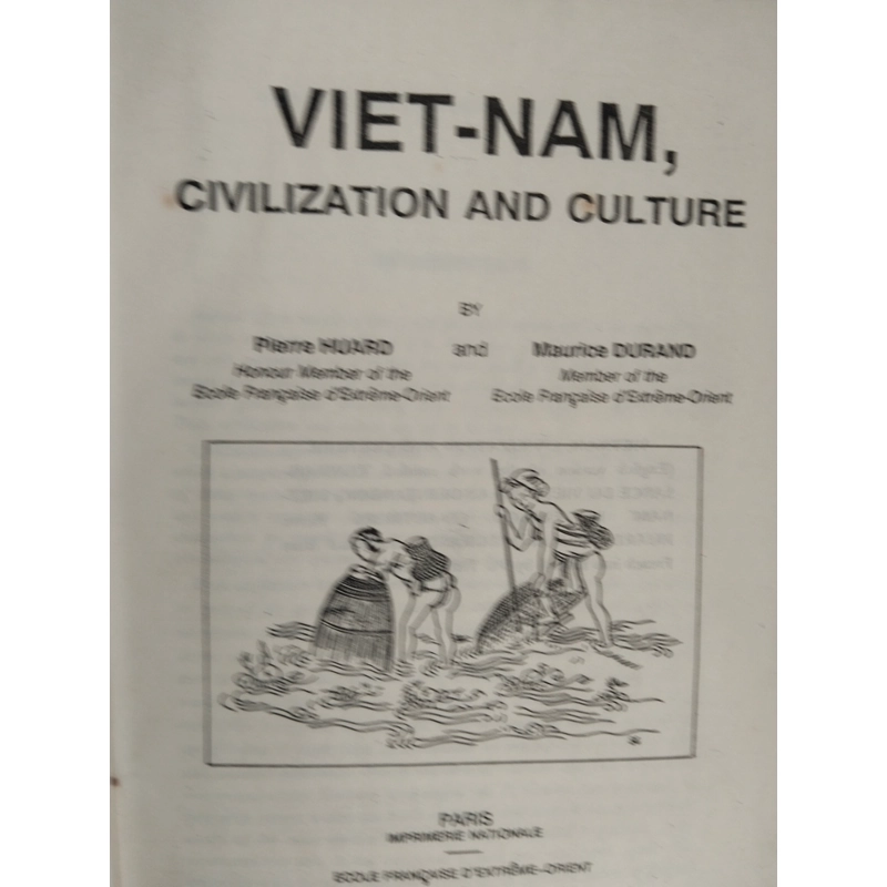 Văn mình và Văn Hoá Việt Nam từ Vietnam Civilization and Culture (Xưa, đẹp, hiếm, tặng quà 546131