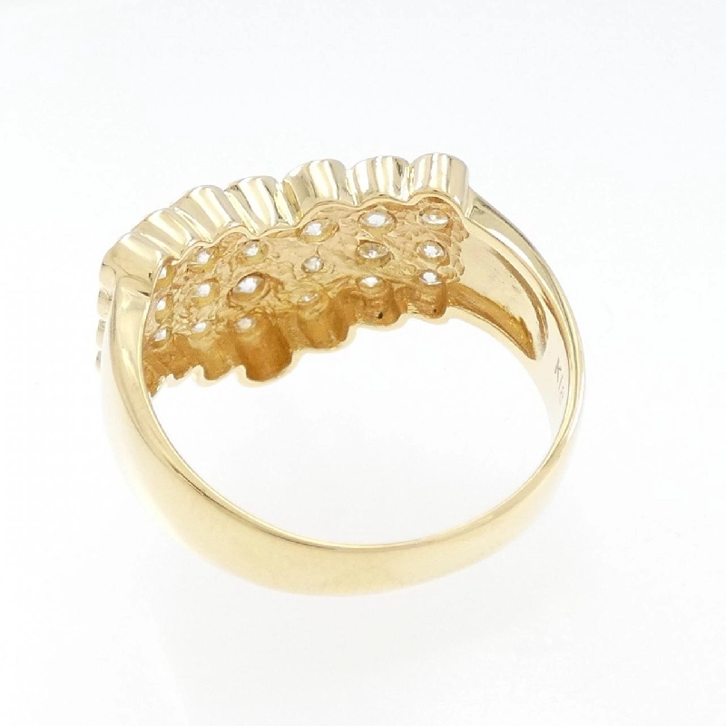 Nhẫn kim cương K18YG 0.57CT 671945