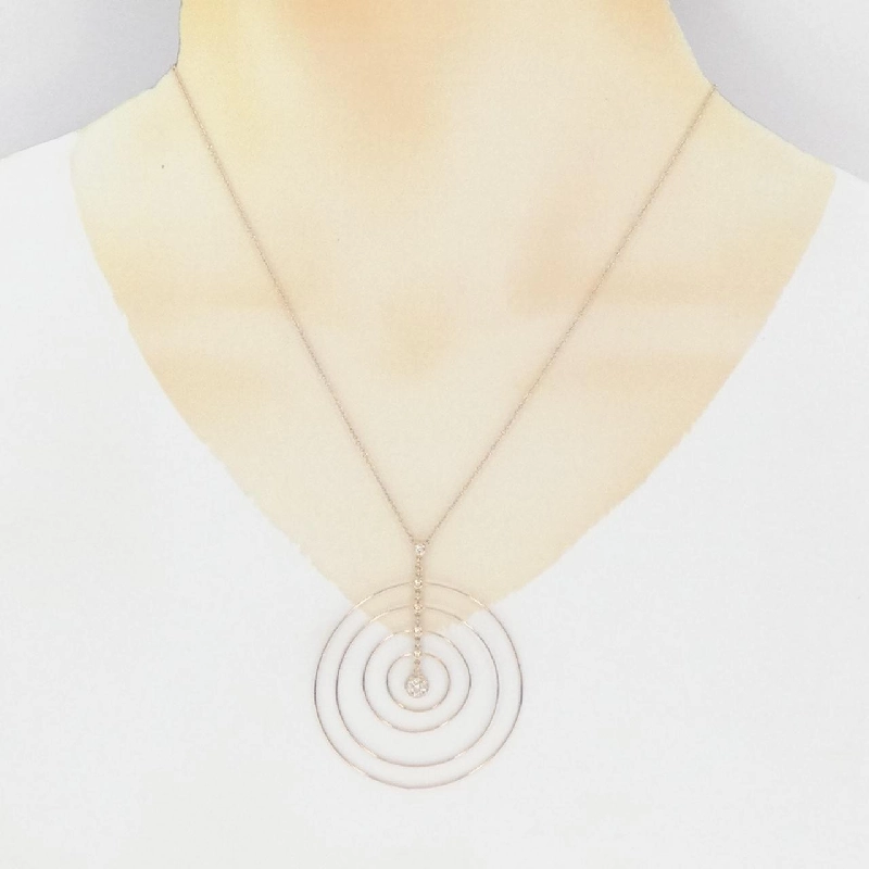 K18PG Dây chuyền kim cương 0.15CT - Hàng hiệu Chính hãng 860181