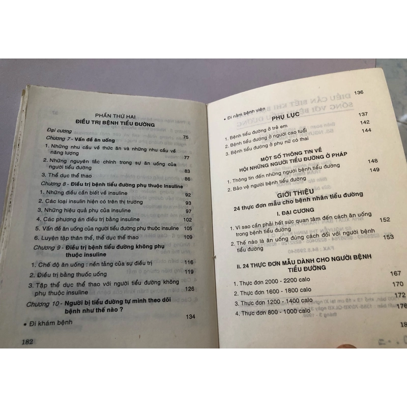 ĐIỀU CẦN BIẾT KHI BẠN PHẢI SỐNG VỚI BỆNH TIỂU ĐƯỜNG - 182 trang, nxb: : 1999 315236