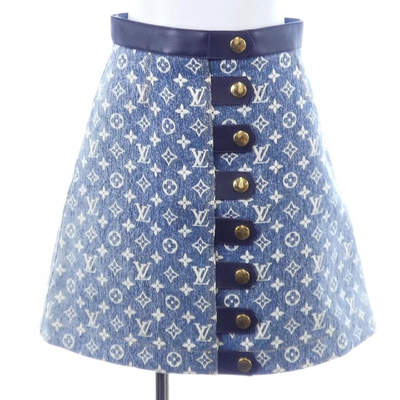 Chân váy denim jacquard monogram LOUIS VUITTON FMSK27KJ2 - Hàng hiệu Authentic 817145