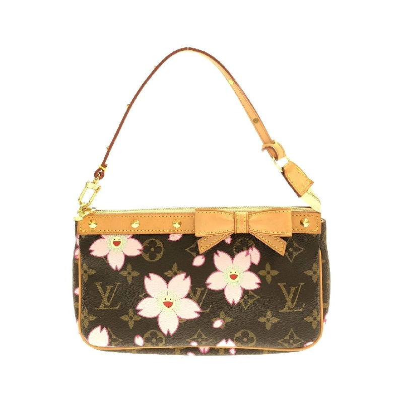Túi đeo chéo Louis Vuitton Monogram Cherry Blossom Pochette Accessoires M92006 - Hàng hiệu Chính hãng 806001