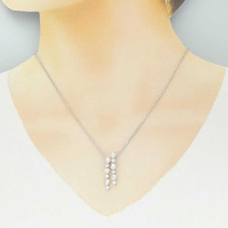 Dây chuyền kim cương LINE 0.50CT - Hàng hiệu Authentic 840288