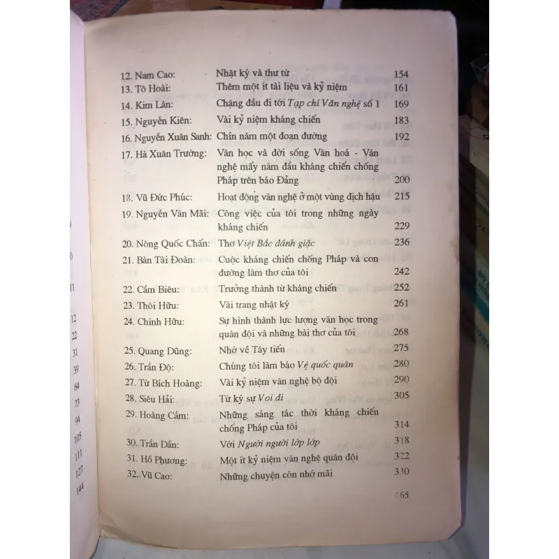 Cách mạng kháng chiến và đời sống văn học 1945-1954 - Hồi ức kỷ niệm 995463