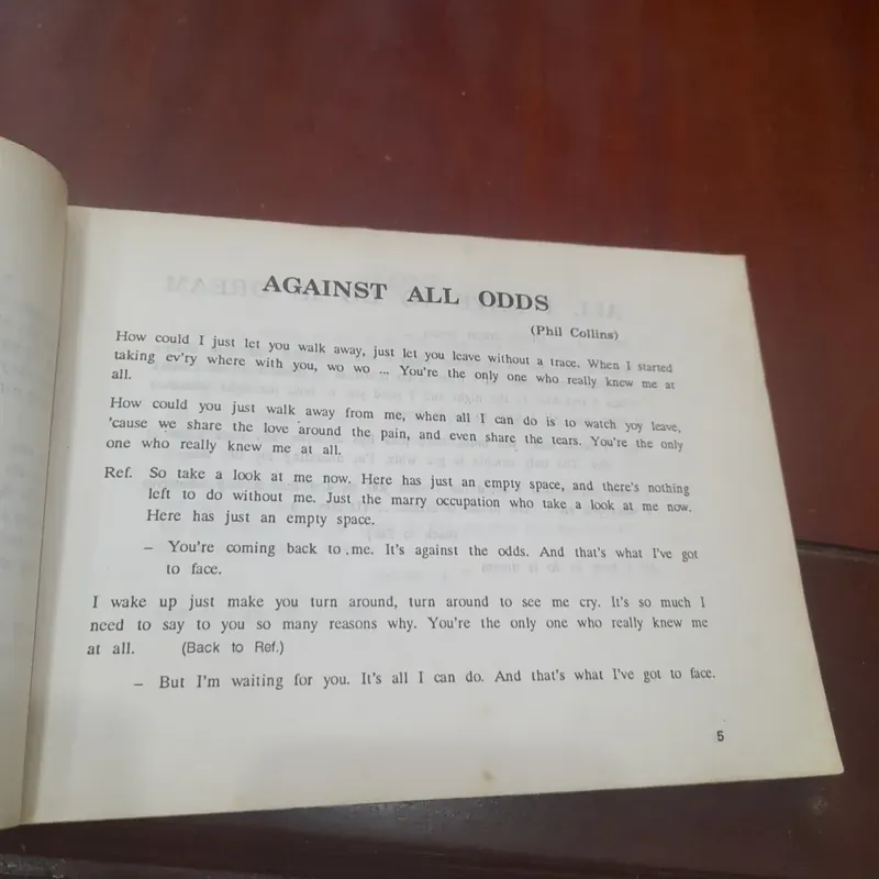 Tuyển tập NHỮNG BÀI HÁT TIẾNG ANH, tập 1 731619