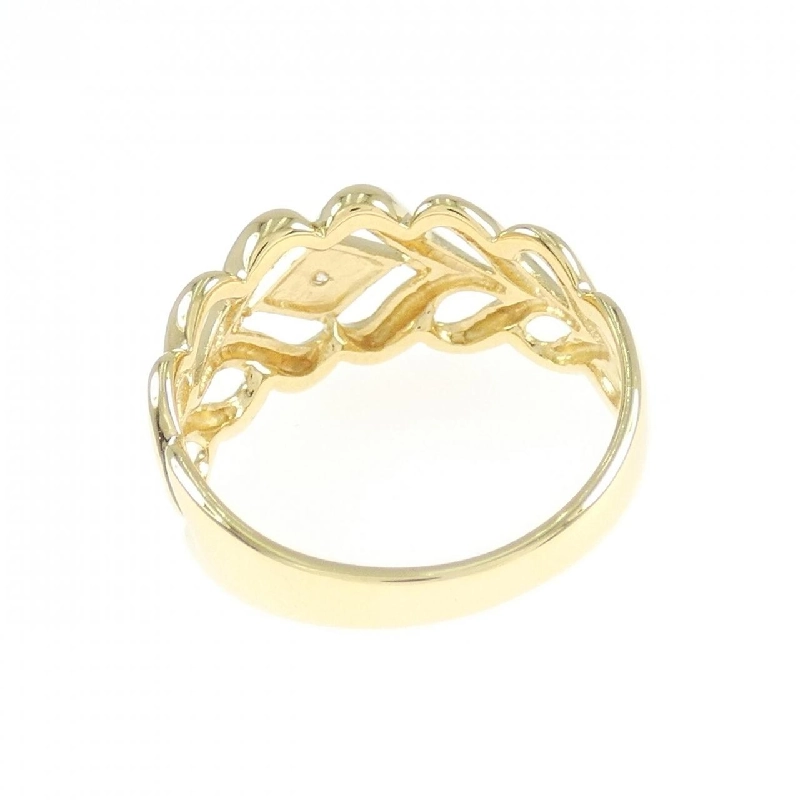 Nhẫn kim cương K18YG 0.01CT 669328