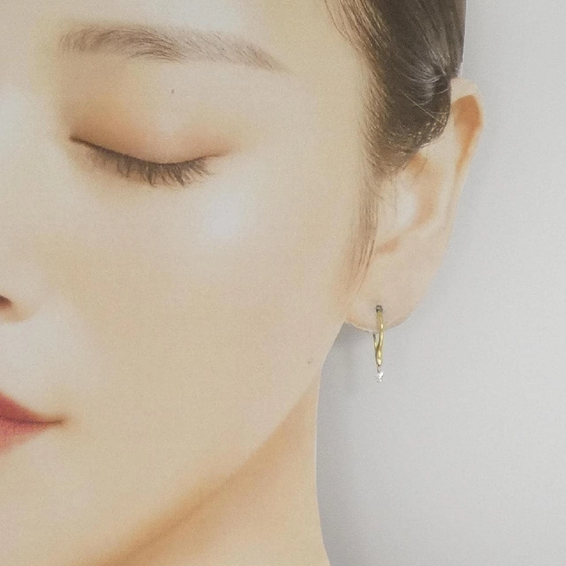 K18YG Bông tai kim cương 0.16CT - Hàng hiệu Chính hãng 871563