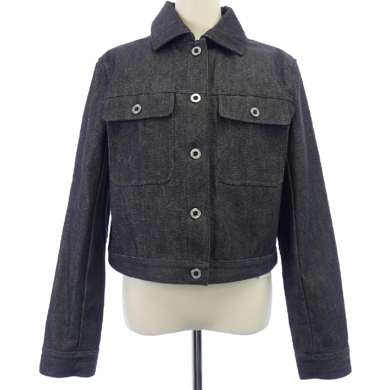 HERMES Clou de Selle 5H0258DI Áo khoác denim - Hàng hiệu Chính hãng 820833