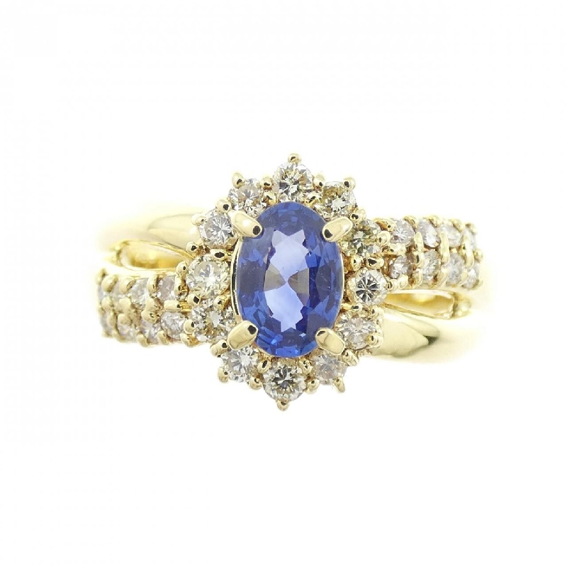 Nhẫn Sapphire K18YG 0.50CT - Hàng hiệu Chính hãng 850245