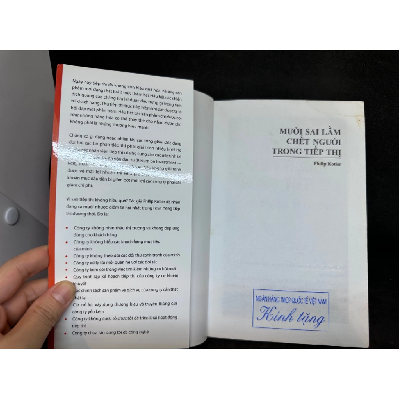 10 Sai Lầm Chết Người Trong Tiếp Thị - Các Dấu Hiệu Và Giải Pháp, Philip Kotler, Mới 80% (Ố Nhẹ), 2007 SBM1303 Oreka-Blogmeo 134563