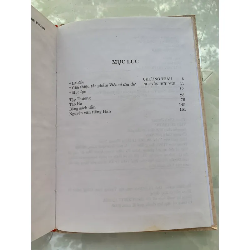 VIỆT SỬ ĐỊA DƯ - NGUYỄN HỮU MÙI (NGƯỜI DỊCH VÀ CHÚ GIẢI) 789718