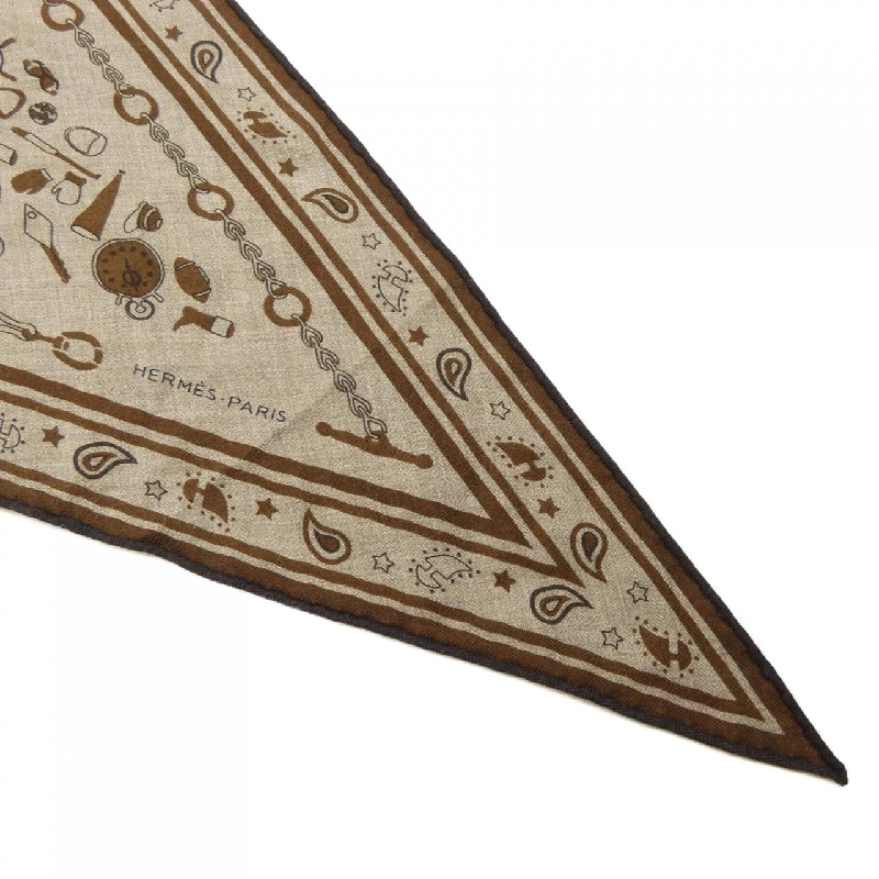 HERMES SPORT EN VRAC BANDANA H432790T Rosanj GM Khăn choàng - Hàng hiệu Chính hãng 890389