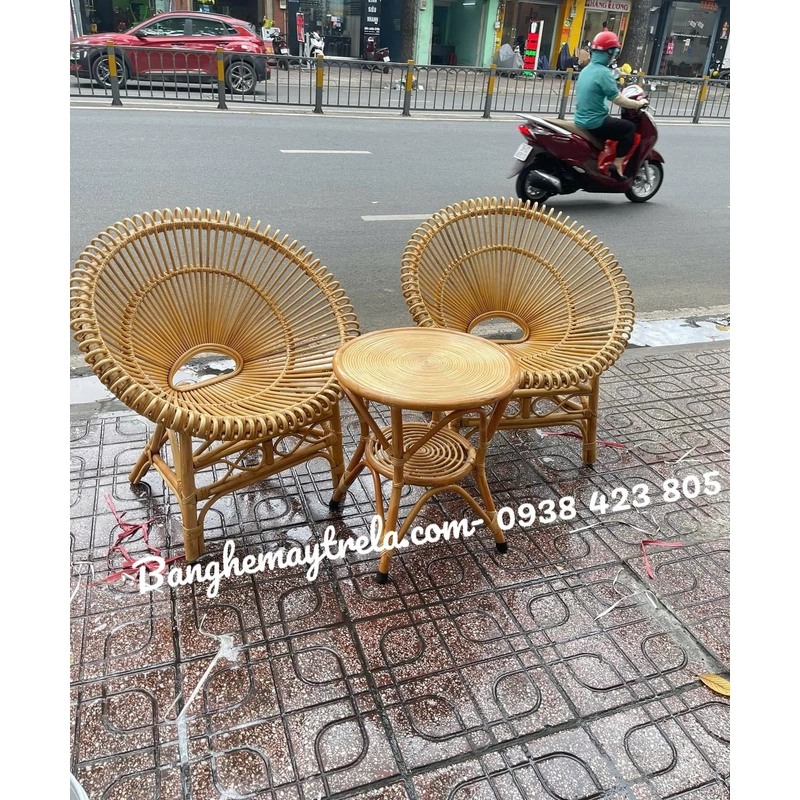 Ghế sen mây tròn 526112