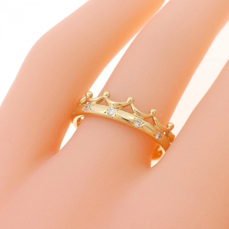 Nhẫn kim cương K18YG 672282