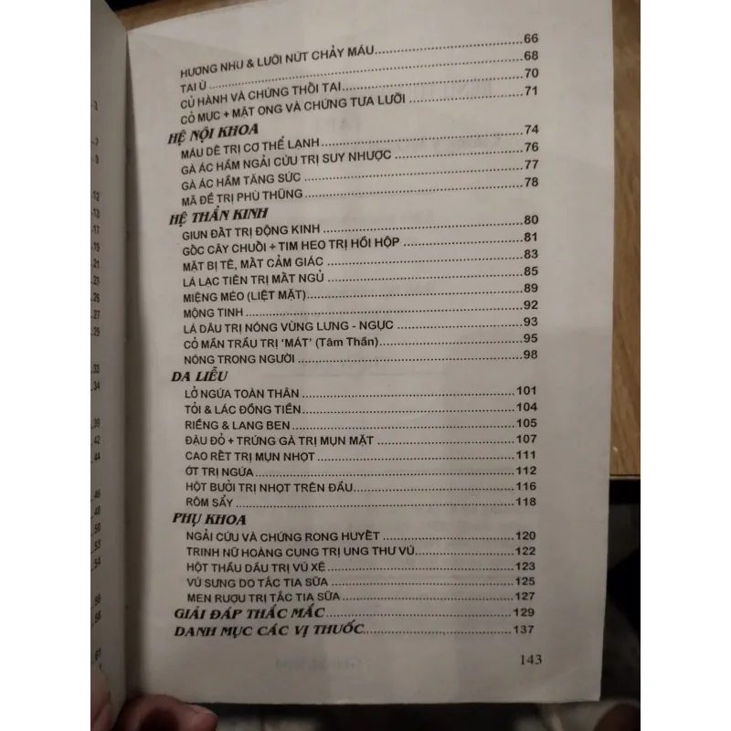 sách "Bệnh thường gặp thuốc dễ tìm" của Lương y Hoàng Duy Tân. 
 929493