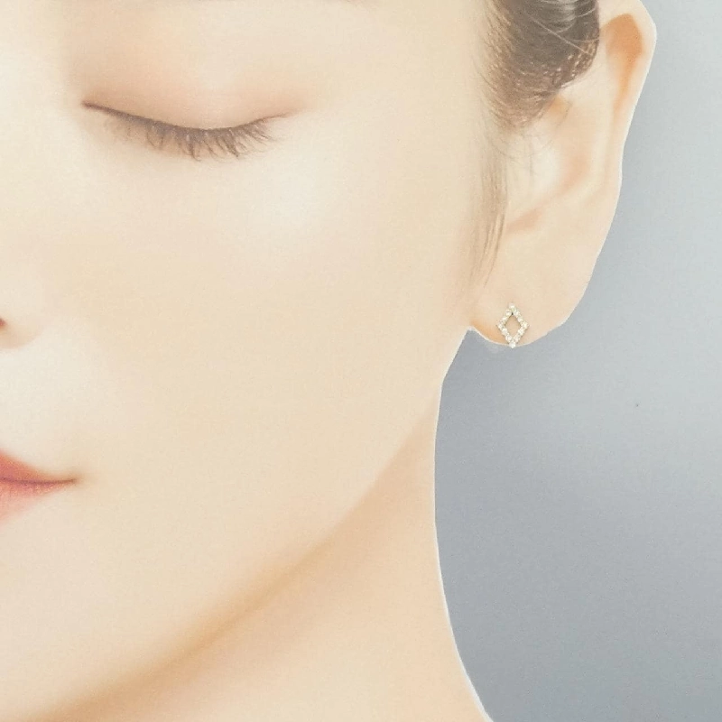 K18YG Bông tai kim cương 0.20CT - Hàng hiệu Chính hãng 875416