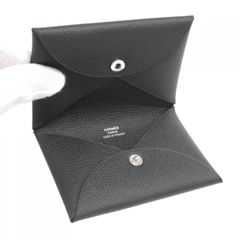 【Sản phẩm chưa sử dụng】Thẻ đựng thẻ Hermes Calvi 044164CK 623489