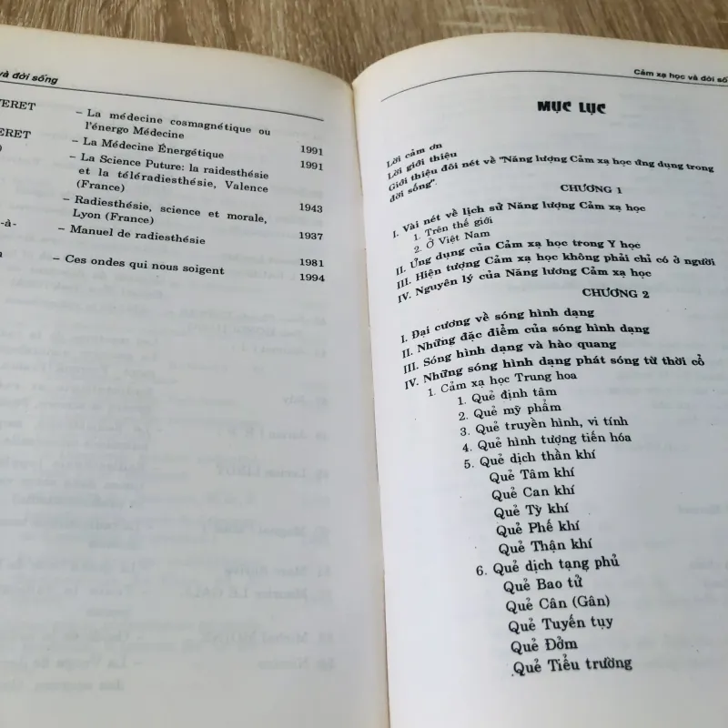 CẢM XẠ HỌC & ĐỜI SỐNG  974781