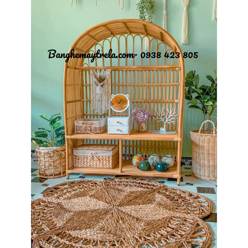 kệ đựng sách mây tre 761916