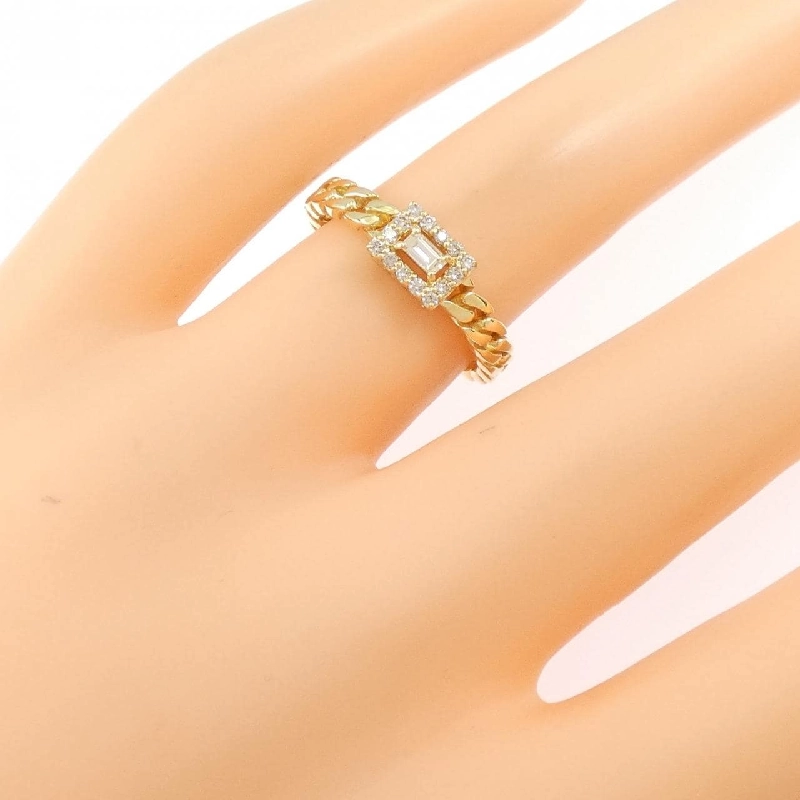 Nhẫn kim cương K18YG 0.15CT - Hàng hiệu Authentic 848262