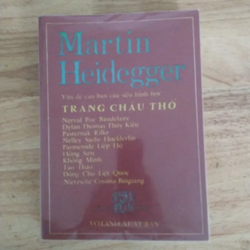 Vấn đề căn bản của siêu hình học Trăng Châu Thổ - Martin Heidegger ( Bùi giáng dịch ) cũ 690013