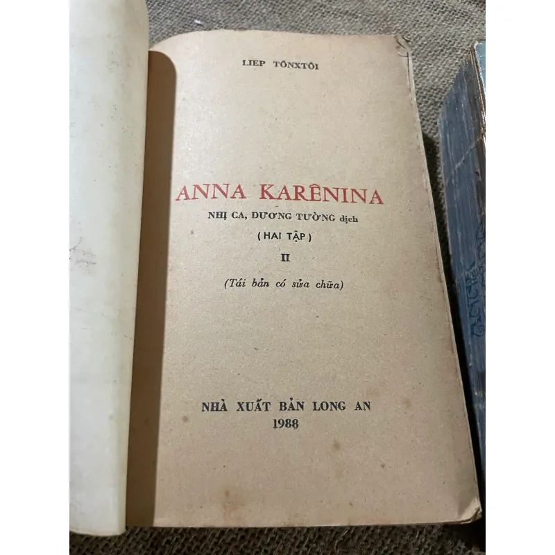 LIEP TÔNXTÔI ANNA KARÊNINA NHỊ CA, DƯƠNG TƯỜNG dịch ( HAI TẬP ) 573091