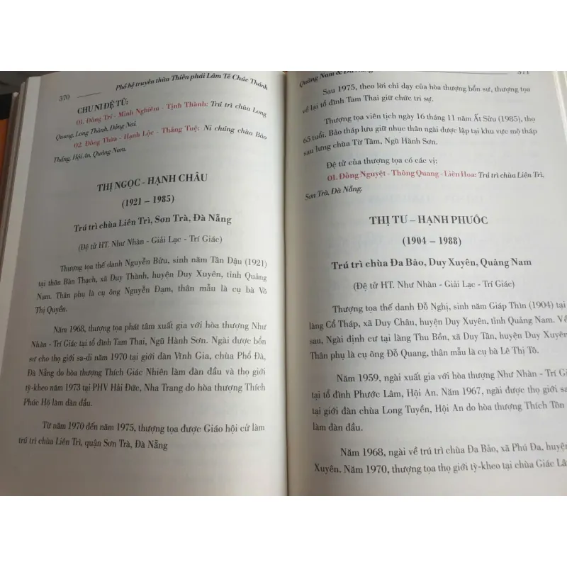 Phổ Hệ Truyền Thừa Thiền Phái Lâm Tế Chúc Thánh Quảng Nam Đà Nẵng 796727