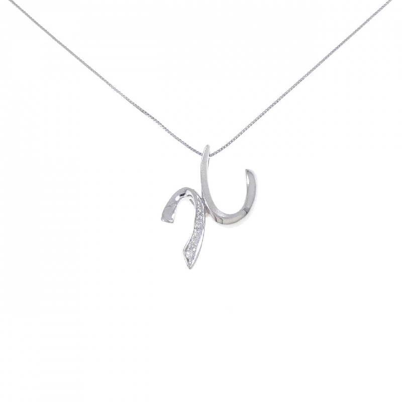 K18WG Dây chuyền kim cương 0.09CT - Hàng hiệu Chính hãng 856936